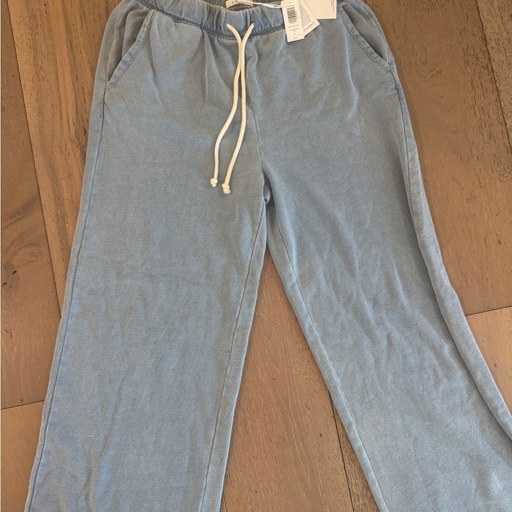 Z supply light  Blue chambray Drawstring Lounge Pants